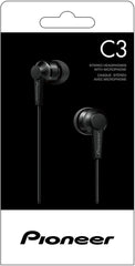 Pioneer C3 Lightweight in-Ear Headphone with Powerful 10 mm Driver and Aluminium Design - Black Pioneer C3 Lightweight in-Ear Headphone with Powerful 10 mm Driver and Aluminium Design - Black