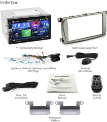 Car DVD Player for Ford Focus Mk2 2009 2010 2011 Radio Stereo Head Unit USB MP3 Silver or Black Fascia Kit Car DVD Player for Ford Focus Mk2 2009 2010 2011 Radio Stereo Head Unit USB MP3 Silver or Black Fascia Kit
