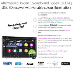 Car DVD MP3 Player Holden Colorado Rodeo CD Stereo Radio Fascia Facia ISO Kit