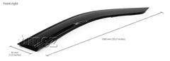 Window Door Visor Weathershield Weather Shield For Toyota Hilux SR SR5 Workmate Window Door Visor Weathershield Weather Shield For Toyota Hilux SR SR5 Workmate