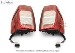 Replacement Set Pair Rear Tail Lights For Nissan Navara D40 2005-2015 RX ST ST-X Replacement Set Pair Rear Tail Lights For Nissan Navara D40 2005-2015 RX ST ST-X