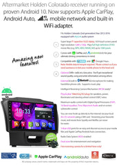 Apple CarPlay Android MP3 Car Player For Holden Colorado RG MyLink Radio Stereo