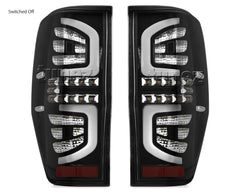 Clear LED Tail Rear Lamp Light For Ford Ranger PX T6 MK2 XL XLT Transparent