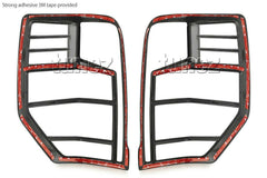 Matte Black Front Rear Tail Light Lamp Covers For Mitsubishi Triton MR 2019 2020 Matte Black Front Rear Tail Light Lamp Covers For Mitsubishi Triton MR 2019 2020