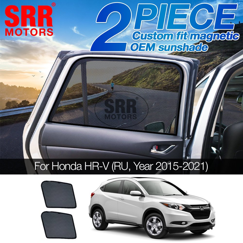 Custom Magnetic Sun Shade Rear Door Car Window For Honda HR-V HRV 2015-2021 RU Custom Magnetic Sun Shade Rear Door Car Window For Honda HR-V HRV 2015-2021 RU