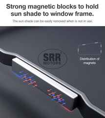 Custom Magnetic Sun Shade Rear Door Car Window For Nissan Patrol Y62 2013-2021 Custom Magnetic Sun Shade Rear Door Car Window For Nissan Patrol Y62 2013-2021