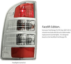 Left Side Replacement Rear Tail Light Lamp for Ford Ranger PJ PK 2007-2011 Ute Left Hand Side XL XL Hi-Rider XLT XLT Hi-Rider Wildtrak New Facelift Edition With Bulbs & Globe Left Side Replacement Rear Tail Light Lamp for Ford Ranger PJ PK 2007-2011 Ute Left Hand Side XL XL Hi-Rider XLT XLT Hi-Rider Wildtrak New Facelift Edition With Bulbs & Globe