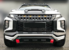 Black Front Fog Light Lamp Cover For Mitsubishi Triton MR 2019 2020 2021 2022 Black Front Fog Light Lamp Cover For Mitsubishi Triton MR 2019 2020 2021 2022