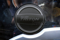 Petrol Gas Fuel Tank Door Cap Black Cover Car Compatible with Mitsubishi Triton MQ Year 2015-2018 Petrol Gas Fuel Tank Door Cap Black Cover Car Compatible with Mitsubishi Triton MQ Year 2015-2018