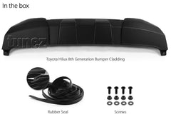 Front Bumper Cladding Guard For Toyota Hilux Revo SR SR5 2015 2016 2017 2018 TRD Front Bumper Cladding Guard For Toyota Hilux Revo SR SR5 2015 2016 2017 2018 TRD