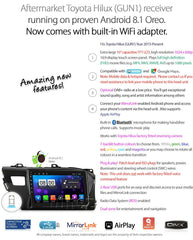 10" Android Car MP3 Player For Toyota Hilux 2016 2017 2018 Radio Stereo GPS MP4