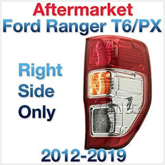 NEW Right Side Replacement Rear Tail Lights Lamp for Ford Ranger PJ PK 2012-2019 XL XLS XLT Wildtrak Ute Right-Hand-Side Tail Lamp With Bulbs & Globe OEM Edition