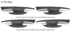 4x Door Handle Cup Guard Cover Matt Black For Toyota Hilux 2017 2018 2019 GUN1 4x Door Handle Cup Guard Cover Matt Black For Toyota Hilux 2017 2018 2019 GUN1