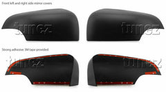 Ford Ranger PX MK2 T6 2015 2016 Matte Matt Black Side Vent Mirror Cover M-Sport