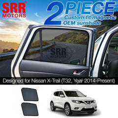 Custom Magnetic Sun Shade Rear Door Car Window For Nissan X-Trail T32 2014-2019