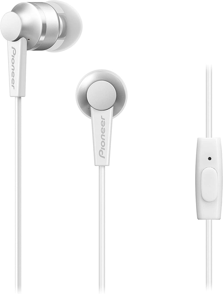 Pioneer C3 Lightweight in-Ear Headphone with Powerful 10 mm Driver and Aluminium Design - White Pioneer C3 Lightweight in-Ear Headphone with Powerful 10 mm Driver and Aluminium Design - White