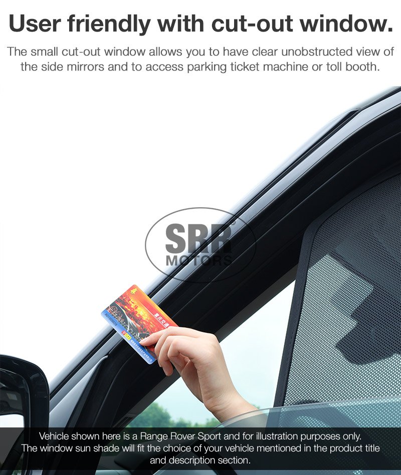 Custom Magnetic Sun Shade Rear Door Car Window For Nissan Navara NP300 2015-2021