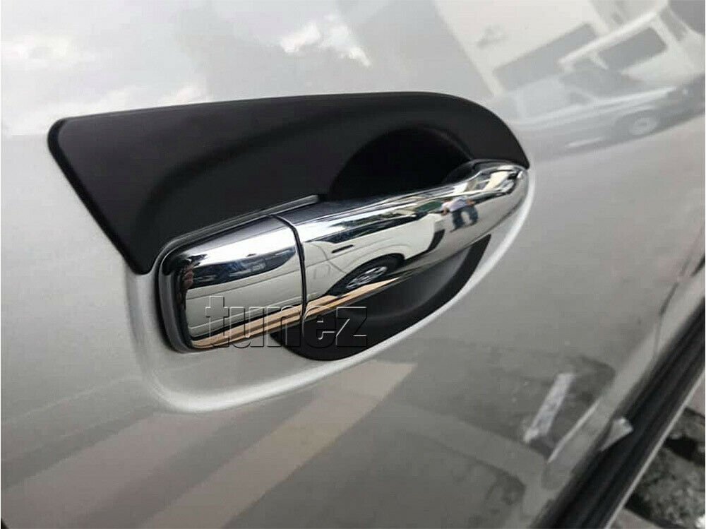 4x Door Handle Cup Guard Cover Matt Black For Nissan Navara NP300 D23