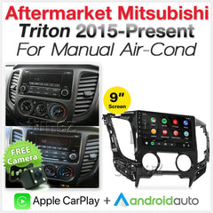 Apple CarPlay Android Auto For Mitsubishi Triton MQ MR 2015-2019 Radio Stereo
