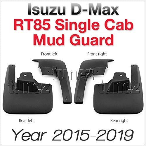 Front Rear Left Right Mud Flap Splash Guard D-Max DMax Single Cabin RT85 2015 2016 2017 2018 2019 Front Rear Left Right Mud Flap Splash Guard D-Max DMax Single Cabin RT85 2015 2016 2017 2018 2019