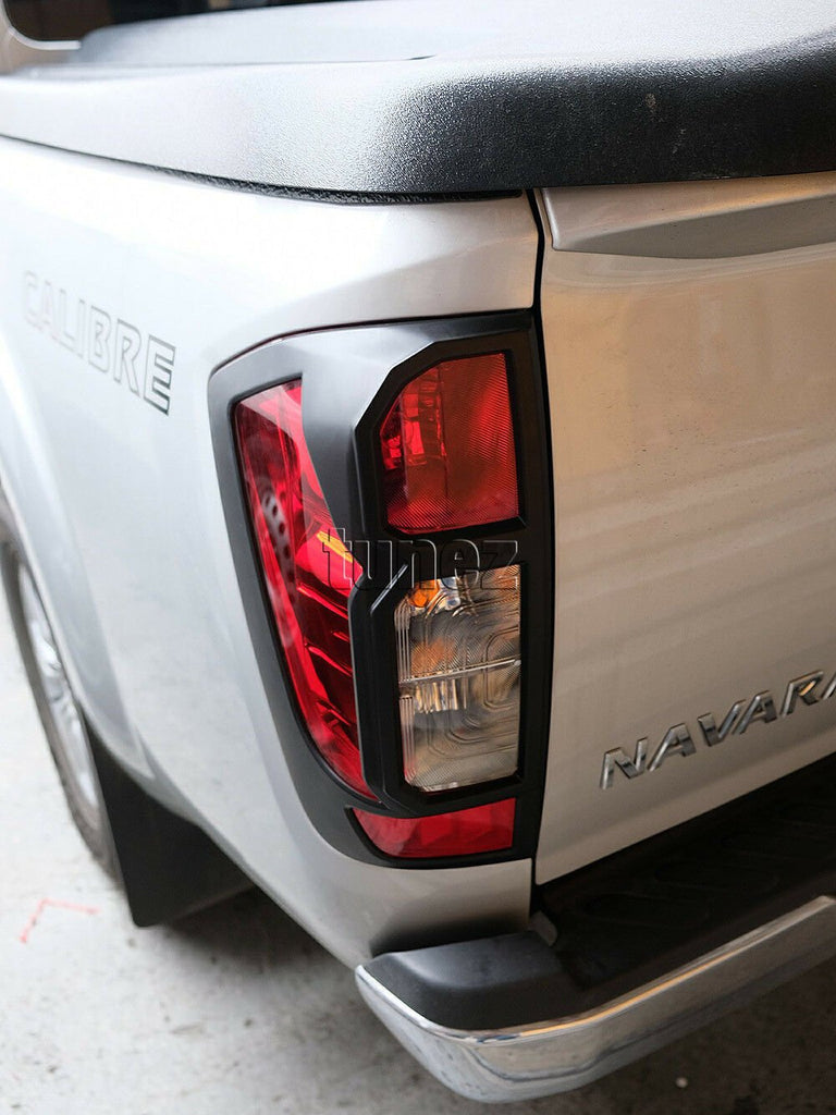 Front Tail Rear Light Lamp Cover Black For Nissan Navara NP300 D23 2015-2019
