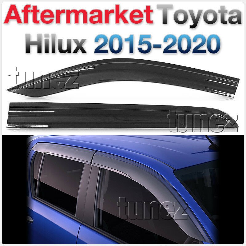 Window Door Visor Weathershield Weather Shield For Toyota Hilux SR SR5 Workmate Window Door Visor Weathershield Weather Shield For Toyota Hilux SR SR5 Workmate