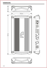 Nakamichi NGO-A80.4 Car Stereo Amplifier 4 Channels 2000 Watts Maximum Power Bass Boost Nakamichi NGO-A80.4 Car Stereo Amplifier 4 Channels 2000 Watts Maximum Power Bass Boost