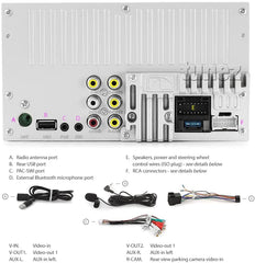 7-inch Nakamichi NAM3510-M7 Licensed Apple CarPlay Android Auto Multimedia Head Unit Radio Stereo Universal Double DIN MP3 MP4 1080p USB SD Card Bluetooth 7-inch Nakamichi NAM3510-M7 Licensed Apple CarPlay Android Auto Multimedia Head Unit Radio Stereo Universal Double DIN MP3 MP4 1080p USB SD Card Bluetooth