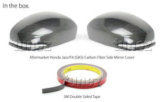 Genuine Carbon Fiber Side Mirror Cover Car For Honda Fit Jazz GK5 2015 2016 2017 Genuine Carbon Fiber Side Mirror Cover Car For Honda Fit Jazz GK5 2015 2016 2017