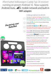 10" Android Car MP3 For Volkswagen Caddy Typ 2k 2005-2010 MP4 Stereo Radio GPS