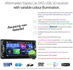 Car DVD Player For Toyota Landcruiser Prado Hilux Stereo USB MP3 Radio