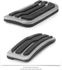 Non Slip Performance Foot Pedal Pads Auto Aluminum Pedal Covers Fit Compatible with Ranger T6/PX Mk1, Mk2 & Mk3 (Year 2011-2020), XL XLT XLS Wildtrak Sport FX4