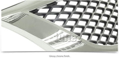 Fit Front Chrome Grill Grille Black Mesh For Hilux 7th Generation 2011-2015 SR SR5