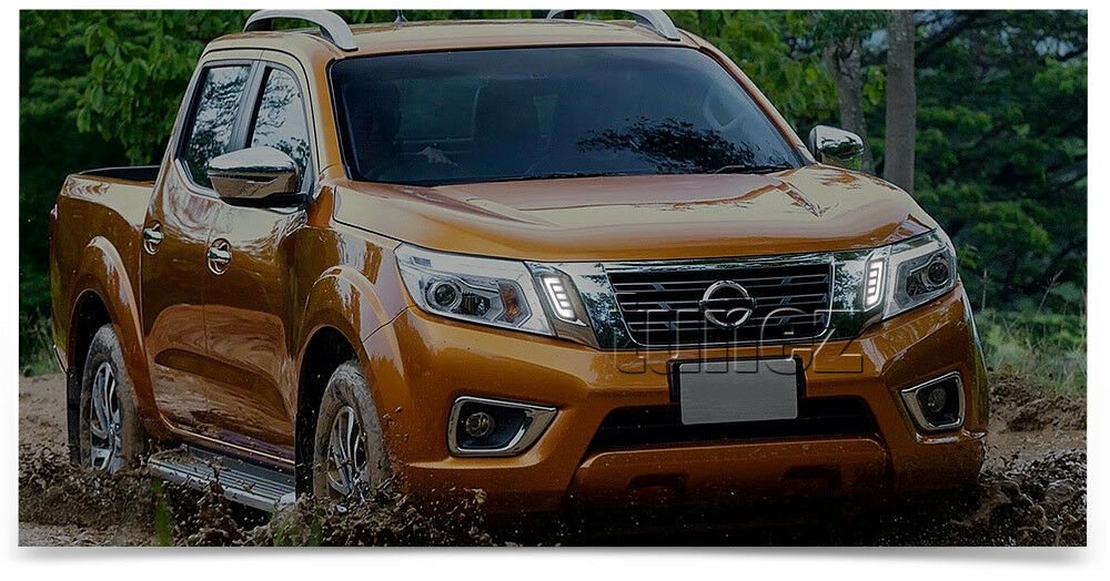 Grill Grille LED Daytime Running Light DRL For Nissan Navara D23 NP300 RX DX