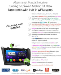 9" Android Car MP3 Player For Mazda 3 BL 2010-2013 Radio GPS Stereo Fascia Kit