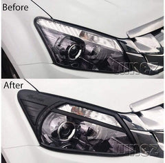 Front Tail Rear Light Headlight Black Cover Compatible with Isuzu D-Max 2nd generation (pre-facelight, RT50), Year 2012-2016 Front Tail Rear Light Headlight Black Cover Compatible with Isuzu D-Max 2nd generation (pre-facelight, RT50), Year 2012-2016