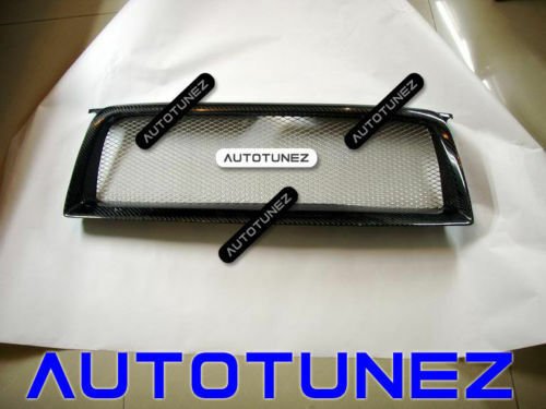 Carbon Fiber Car Grille Grill For Subaru Forester STI 2006-2007 Black Carbon Fiber Car Grille Grill For Subaru Forester STI 2006-2007 Black