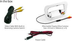 Reverse Rear View Parking Backup Camera Trunk Handle Chrome Cover for Toyota Hilux Reverse Rear View Parking Backup Camera Trunk Handle Chrome Cover for Toyota Hilux