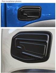 Fuel Gas Petrol Tank Door Matte Black Cover Car Compatible with Ford Ranger Raptor 2018 2019 Fuel Gas Petrol Tank Door Matte Black Cover Car Compatible with Ford Ranger Raptor 2018 2019
