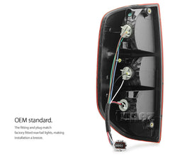 Replacement Set Pair Rear Tail Lights For Nissan Navara D40 2005-2015 RX ST ST-X Replacement Set Pair Rear Tail Lights For Nissan Navara D40 2005-2015 RX ST ST-X