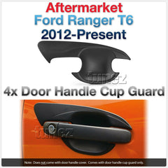 Matt Door Handle Cup Guard Cover For Ford Ranger T6 PX3 MK1 MK2 MK3 XL XLT