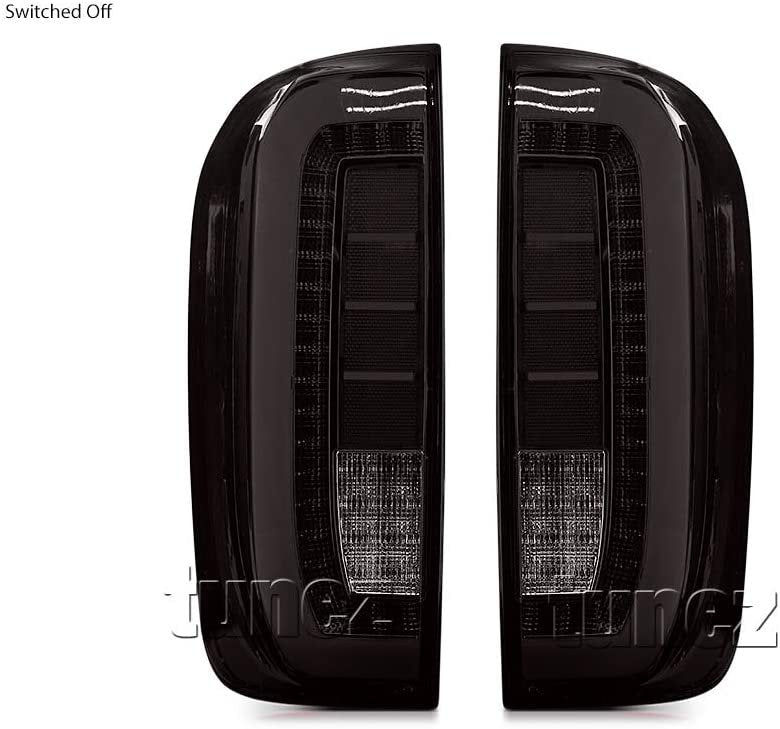 Tail Lights Rear Lamp LED Smoked For Nissan Navara NP300 D23 Series DX RX ST ST-X SL Visia Acenta Acenta+ N-Connecta Tekna Truck Pickup Full COB LED Replacement 2015 2016 2017 2018 2019 2020