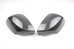 Black Carbon Fiber Side Mirror Cover For Subaru WRX VA 2014-2021 STI Premium