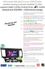 Android Car Radio Mitsubishi Lancer CJ Stereo Head Unit MP3 Player Fascia Kit