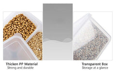 Food Fruit Ingredients Reusable Storage Box Transparent Container Kitchen Lids Food Fruit Ingredients Reusable Storage Box Transparent Container Kitchen Lids