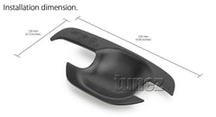 4x Door Handle Cup Guard Cover Matt Black For Toyota Hilux 2005-2015 KUN26 SR5 4x Door Handle Cup Guard Cover Matt Black For Toyota Hilux 2005-2015 KUN26 SR5