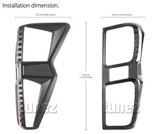 Black Door Handle Cup Guard Cover Protector For Isuzu D-Max DMax RG 2021 2022 Black Door Handle Cup Guard Cover Protector For Isuzu D-Max DMax RG 2021 2022