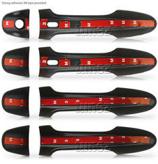 Matt Black Keyless Smart Key Door Handle Cover For Toyota Hilux 2018 2019 2020 Matt Black Keyless Smart Key Door Handle Cover For Toyota Hilux 2018 2019 2020