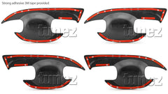 4x Door Handle Cup Guard Cover Matt Black For Nissan Navara NP300 D23 4x Door Handle Cup Guard Cover Matt Black For Nissan Navara NP300 D23