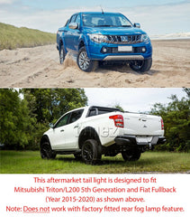 Left Side Replacement Rear Tail Light Lamp Mitsubishi Triton LC200 MQ 2017 2018 Left Side Replacement Rear Tail Light Lamp Mitsubishi Triton LC200 MQ 2017 2018